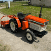 Traktor traktorek 4x4 Kubota B1502 z glebogryzarka 15 km śliczny - obrazek 2