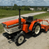 Traktor traktorek 4x4 Kubota B1502 z glebogryzarka 15 km śliczny - obrazek 4